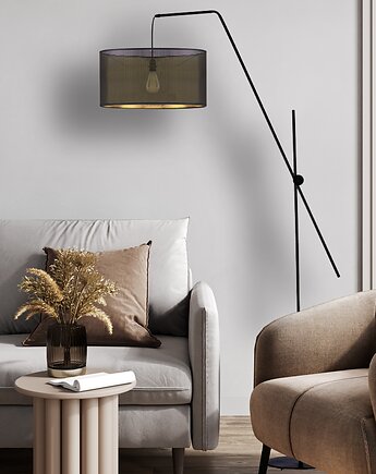 Designerska lampa stojąca z regulowanym ramieniem BILBAO AŻUR, LYSNE