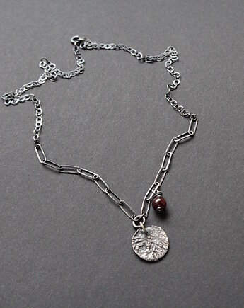 Naszyjnik na surowo z Granatem, fado