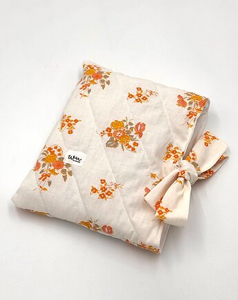 Otulacz na książkę Vintage, wu handmade