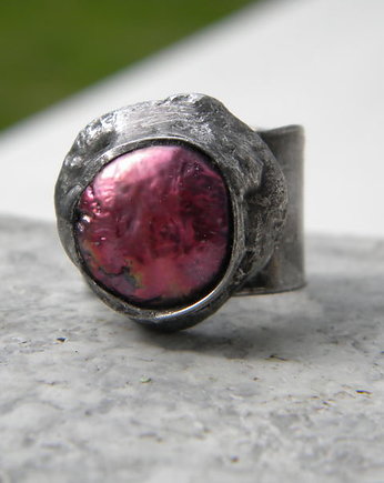 Roman Ancient Ring ;) fioletowa perła, Beata Trotter