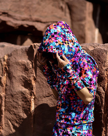 Kolorowa bluza z kapturem summer, ZUZU STREETWEAR
