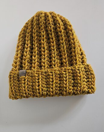 Czapka wełniana w kolorze curry, Las i Łąka