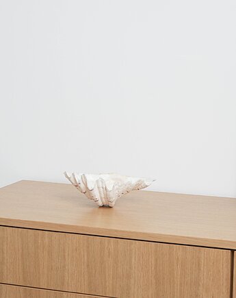 Dekoracyjna muszla Triton, w stylu boho, lata 80, Przetwory design