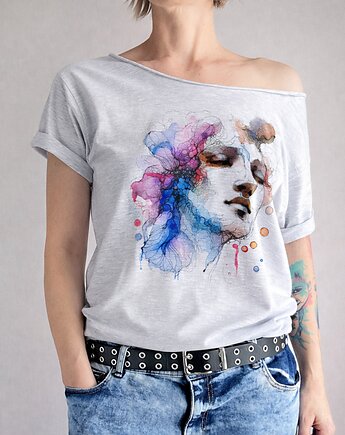 Twarz męska szary Oversize, ONE MUG A DAY