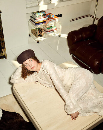 Longsleeve Sense crochet ecru, Patchouli