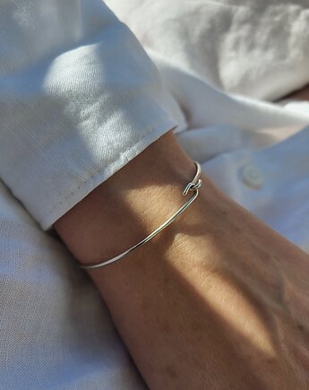 Bransoleta srebrna ORIGIN, CZARNECKA