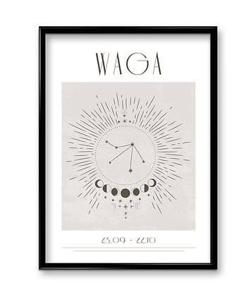 Plakat Waga Boho, Bury Lis