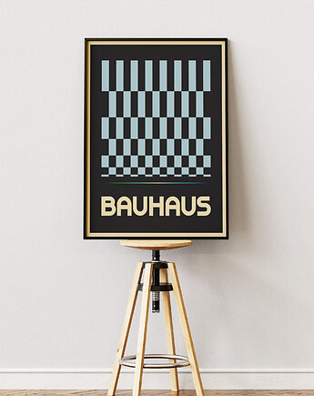 Minimalistyczny plakat - Bauhaus #28 - Do salonu, sypialni, biura, DAPIDOKA