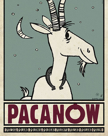 Plakat Pacanów (R. Kaja) 98x68 cm, Galeria LueLue