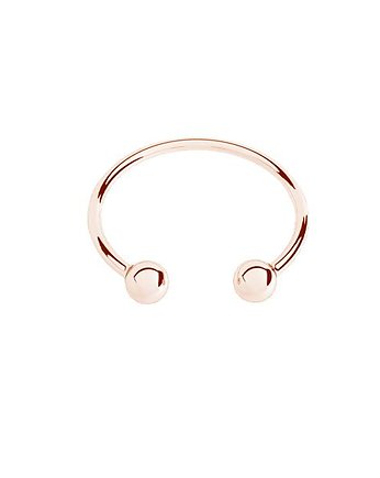 Nausznica z kulkami 1,2mm  -srebro,złoto,różowe złoto, ISSI Jewelry