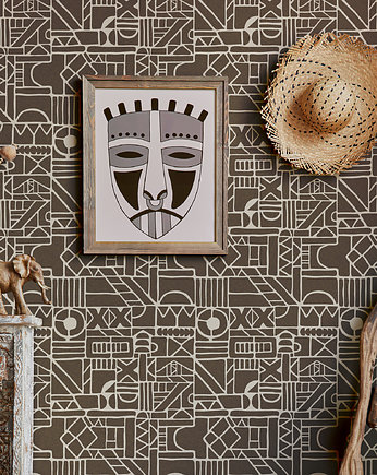 Powtarzalny szablon malarski / AZTEC MOSAIC, Szablony Nakleo