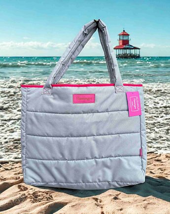 Torba plażowa Silver, Flamingos
