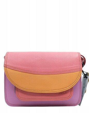 Torebka damska skórzana regulowany pasek kolorowa eko OLIVKA, Olivka Warsaw