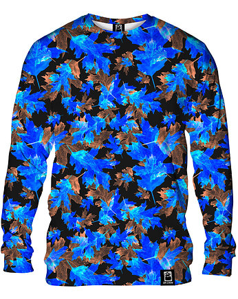 Bluza Bez Kaptura Męska DR.CROW Blue Leaves, DrCrow