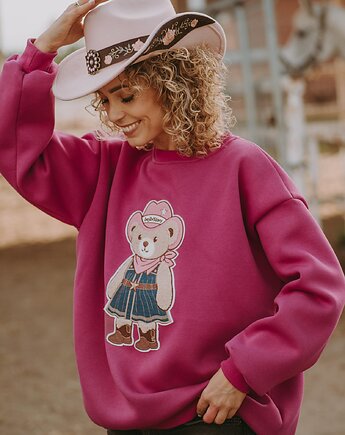 Bluza  oversize Dakota Teddy dla dorosłych, BejbiStory
