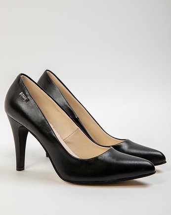 SKÓRZANE SZPILKI ZAPATO 035 CZARNY LICO, Zapato