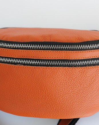 Nerka saszetka skóra mandarynka Belt Bag, MerloBag