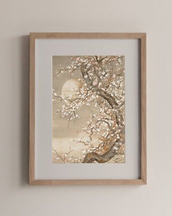 PLAKAT japoński, japandi dekoracja, obraz chiński, black dot studio