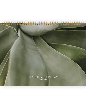 Planer tygodniowy A4 na spirali Growth, PaperDesk
