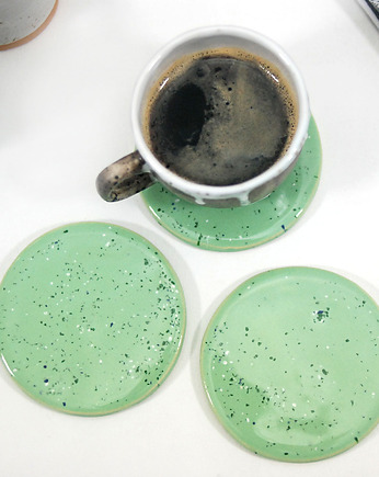 Ceramiczne podkładki na stół - lastryko, 10FingersArt