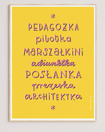 Plakat Feminatywy, Weronika Reroń