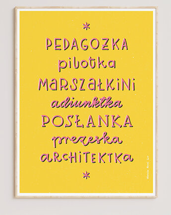 Plakat Feminatywy, Weronika Reroń