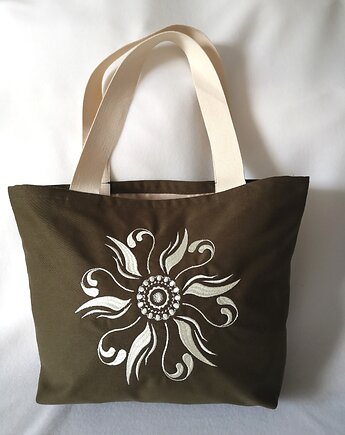 Torba typu shopper - khaki, Isaz Atelier