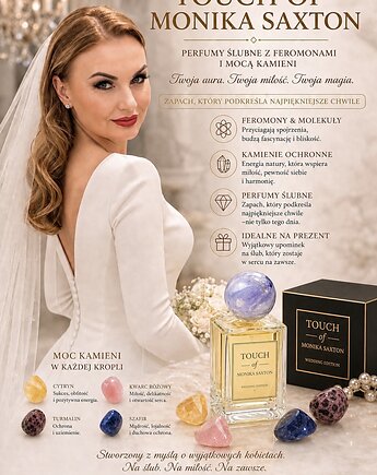 PERFUMY ŚLUBNE  z feromonami i molekułami, zmysłowe i magiczne, MONIKA SAXTON LUXURIOUS MILLINERY