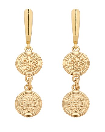 Złote kolczyki z monetami, SOTHO