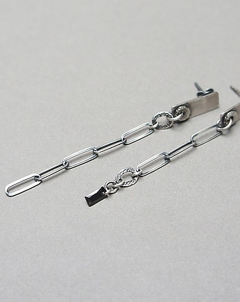 Kolczyki srebrne Chain vol. 10, Katia i krokodyl