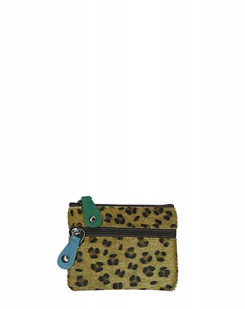 Saszetka skórzana bilonówka skóra naturalna na klucze bilon poręczna OLIVKA, Olivka Warsaw