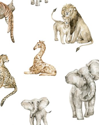 Tapeta Savanna Animals 53cmx10m PZ, Bajkowe Wnetrza