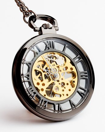 Zegarek mechaniczny - ARCHEO (BLACK), OKAZJE - Prezenty na 18 dla chłopaka