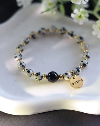 Bransoletka z Jaspisem, Jaspis Biżuteria, Bransoletka z Onyksem, Księżycowa bijoux