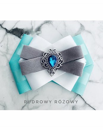 Brosza  Lazurowa z Kryształkiem NEW, Pudrowy Różowy