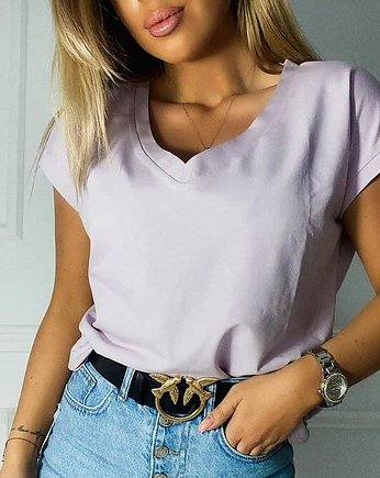 T-shirt OOH LA LA  w kolorze lila, OOH LA LA