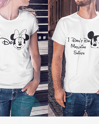 Koszulki dla pary mickey, EvienArt