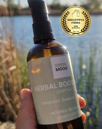 Wegańska wcierka do włosów HERBAL BOOST, GREEN MOON