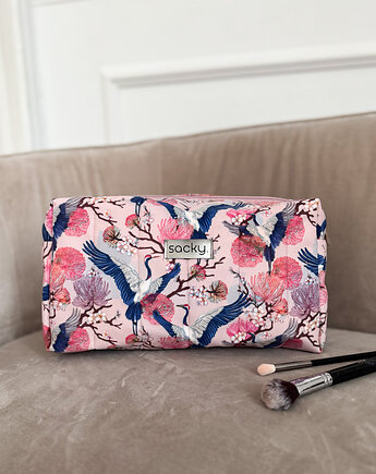 Kosmetyczka pikowana japandi, sacky bag