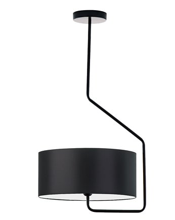 Czarna lampa sufitowa nad stół do jadalni LAVRIO, LYSNE