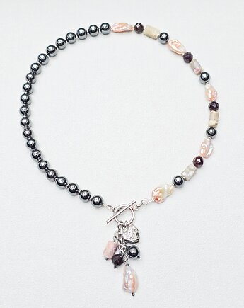 Naszyjnik Grafitowe Love, ILEA