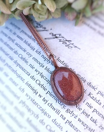 Wisiorek miedziany Blask Pustyni piasek pustyni, Treemasters Copper Jewelry