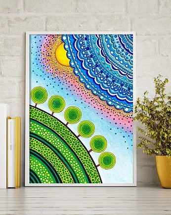 Koronkowa ziemia 50x70 cm, Malgorzata Domanska