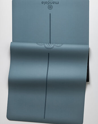 NOWE PU! Antypoślizgowa mata do jogi Hamsa SKY 4mm, Mandala Yoga