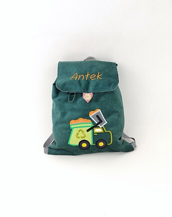 Plecak ze śmieciarką, imienny prezent dla chłopca, Enitka Sweet Baby Room