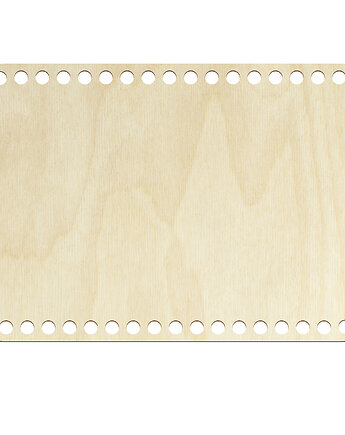 Baza Podstawa PROSTOKĄTNA do Szydełkowania Torebki Kosz Mojżesza 30x20cm, smxdsgn