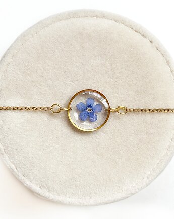 Bransoletka z kwiatami w żywicy, Colie