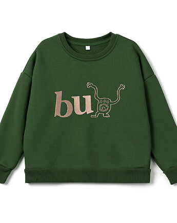 Bu ... Bluza dziecięca loose z haftem, bubalove