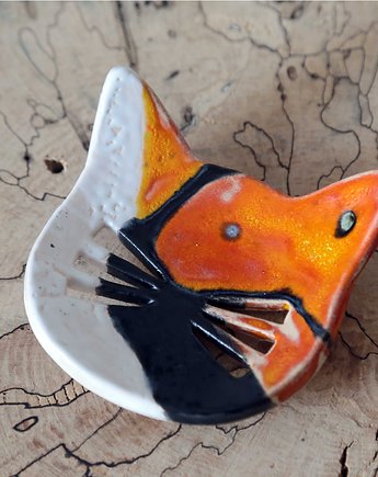 Mydelniczka ceramiczna kot tricolor, studnia ceramiczna