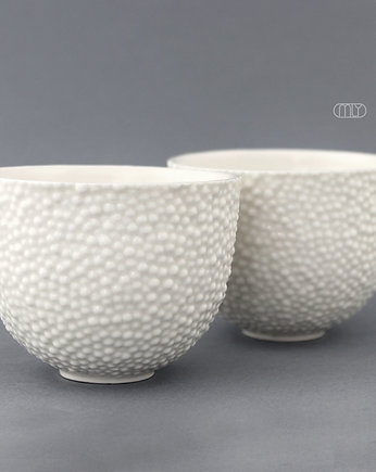 "Mikrostruktury" Porcelanowe czarki 2szt, MLY Studio